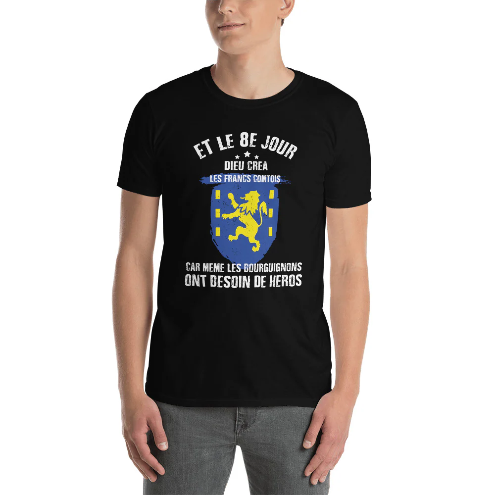8e jour Franc-Comtois T-shirt Standard et humoristique pour les Francs-Comtois – Image 2