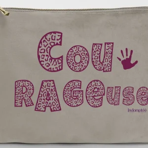 Grande Pochette "Courageuse" Violet