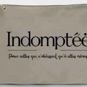 Grande Pochette "Indomptée" Noir