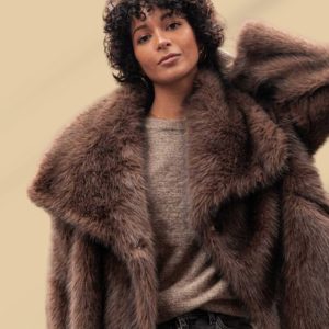 manteau fausse fourrure