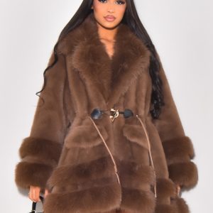 manteau fausse fourrure