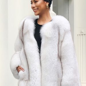 manteau fausse fourrure