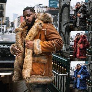 manteau fausse fourrure