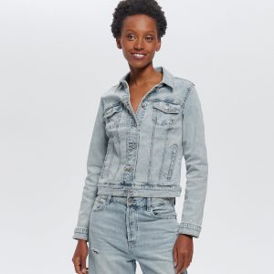 veste jeans femme