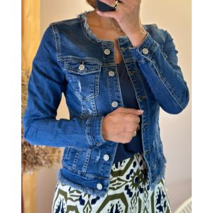 veste jeans femme