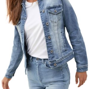 veste jeans femme