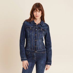 veste jeans femme