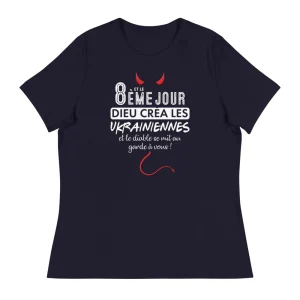 8e jour Ukrainienne - T-shirt femme décontracté